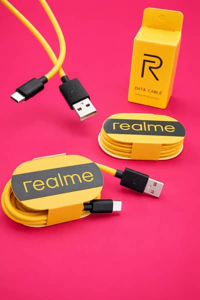 Fast Charging, Smooth Data Transfer – Realme Power Cable!