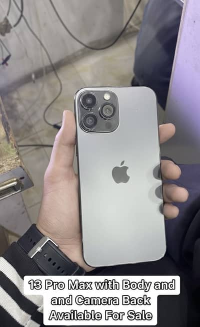 13 pro max all body and back camera available