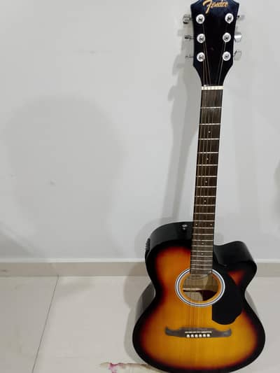 6 String Semi Acoustic Guitar (Fender) for sale