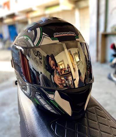 Super air 912 Dot certified with chrome visor