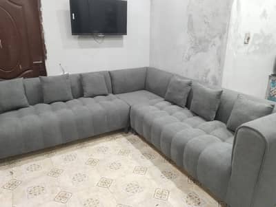 home used furniture | L shape sofa set