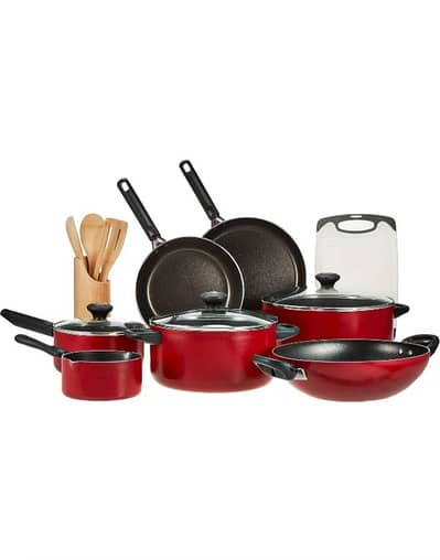 Prestige Aluminum Classique Non-Stick Cookware Set – 16 Pieces