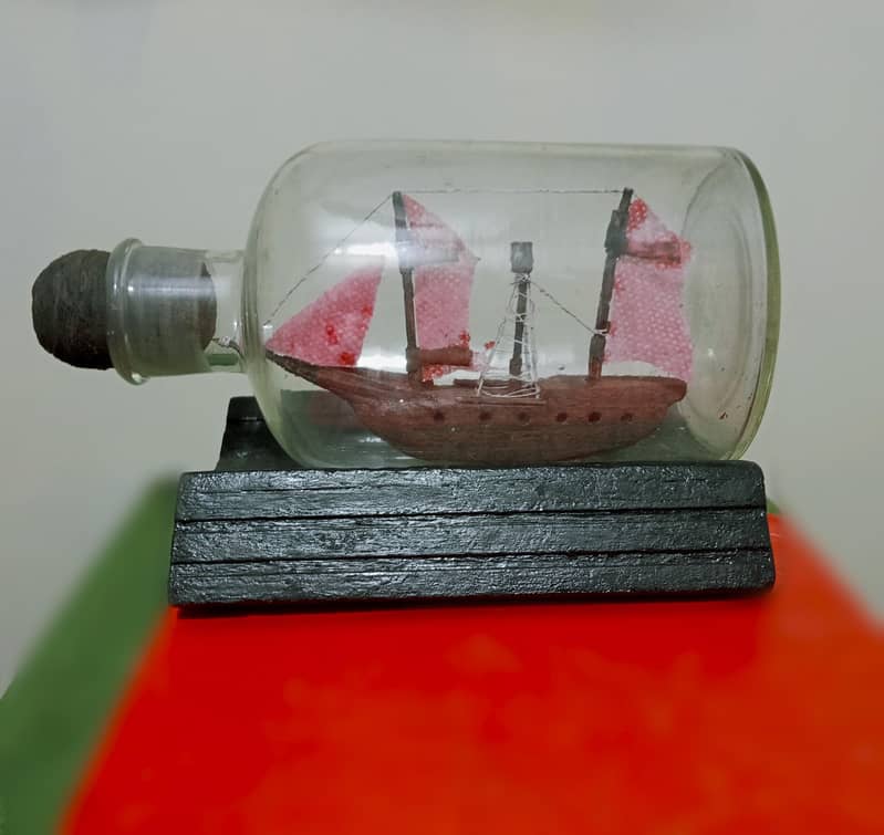 decoration bottle ship 0