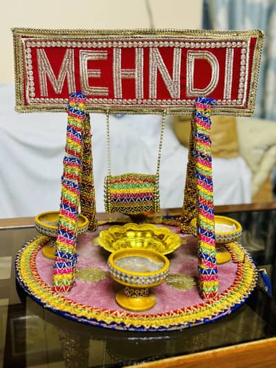 Mehendi heena tray