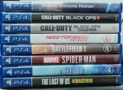 PS4 games (used)
