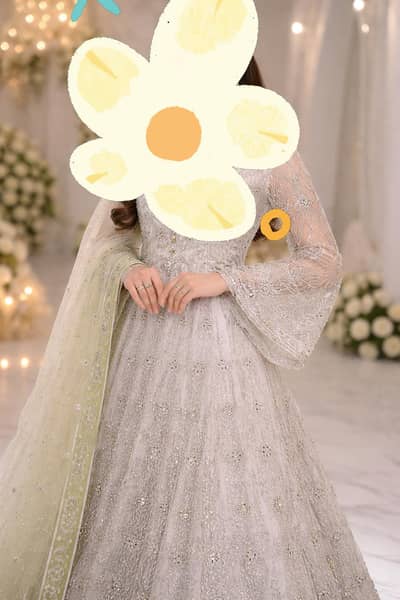 heavy party wear maxi