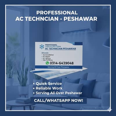 Saeed AC Technician in Peshawar - Repair, Installation & Gas Refilling