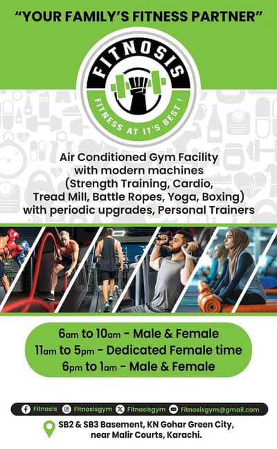 WE NEED FEMALE TRAINER FOR OUR GYM