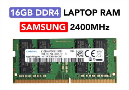 SAMSUNG 16GB DDR4 2400MHz Laptop RAM