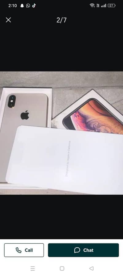 iPhone xs pta with box