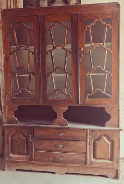 Rare Antique showcase cupboard | Solid Wood | Collector’s Item