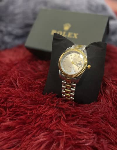 Luxury Two-Tone Rolex Style Watch – Premium Repl