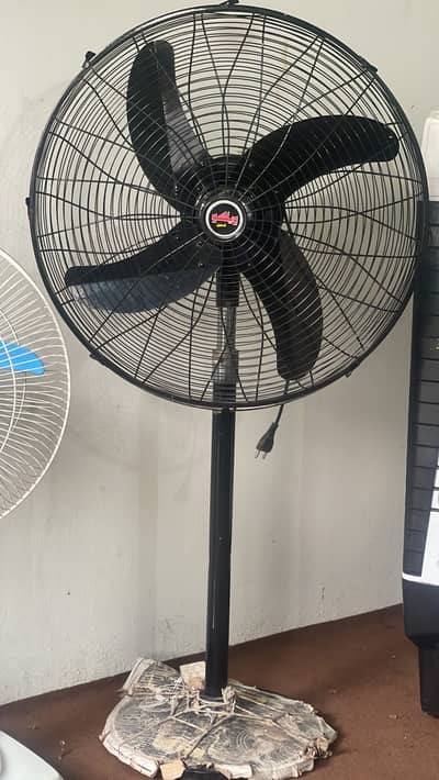 Black table fan