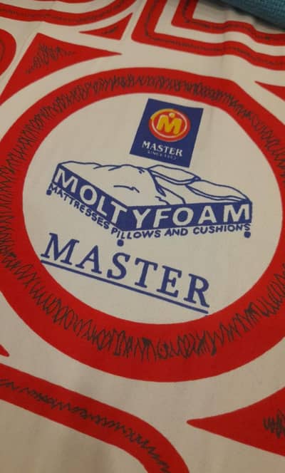 Master Molty Foam single bed 4 inches full size 2 mattress  with cover