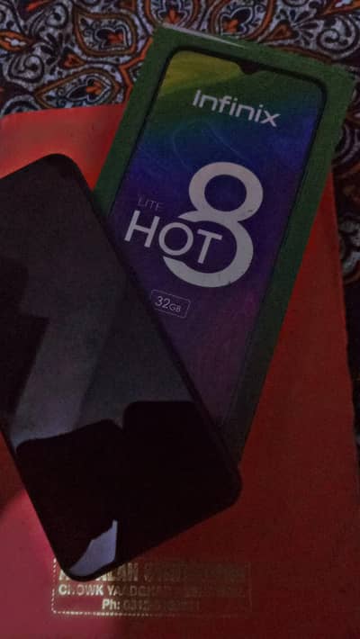 Infinix Hot 8 Lite All Ok with Box