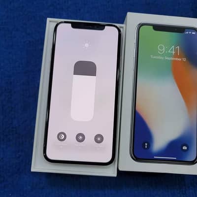 iPhone x 256 GB official PTA probed no open no repair