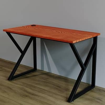 K Shape Table In Iron Frame  | K Shape Table