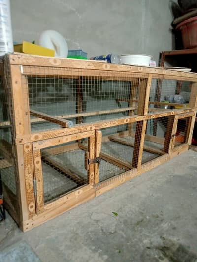 Big wooden new cage
