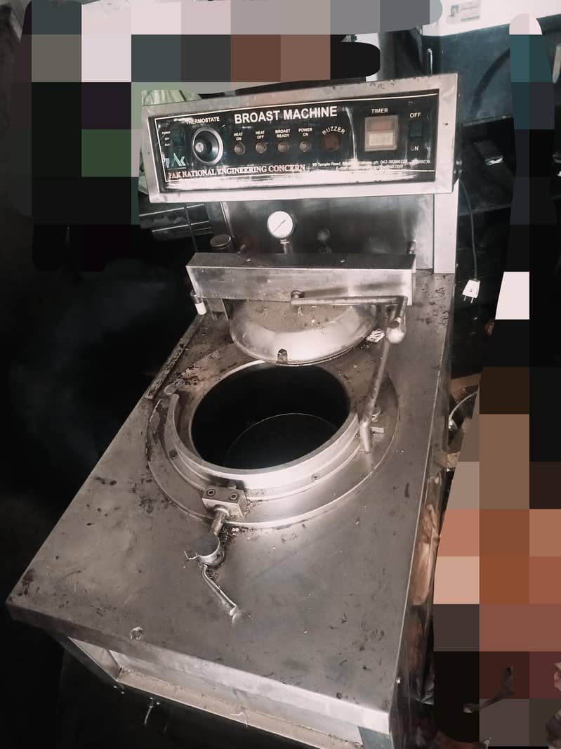 Automatic broast machine 1