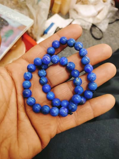 beautiful natural lapis lazuli stone bracelet available
