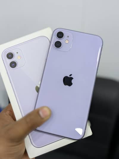 Apple Iphone 11 Purple Dual PTA Approved Brand New With Box