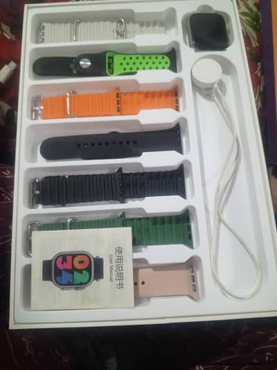 KW12 Max Smart Watch Series 6 – 7+1 Straps – Brand New