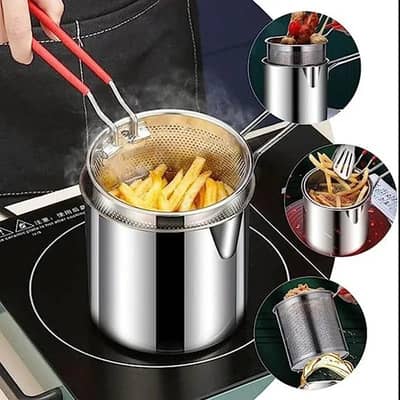 Stainless steel deep fryer