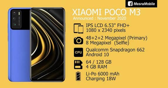 Xiaomi Poco M3 Complete Saman