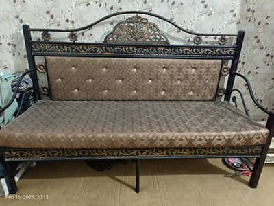 5 seater iron rod sofa set