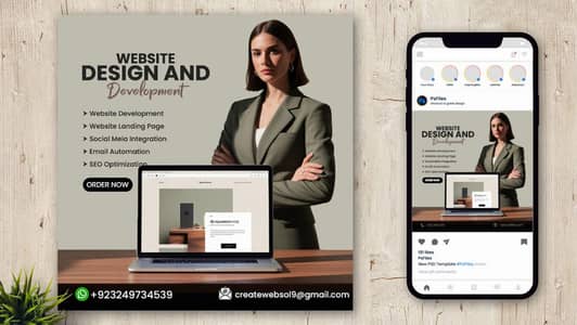 You have hired us to redesign and develop a website for your business.