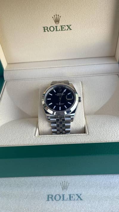 Rolex 126300 latest black dial complete set