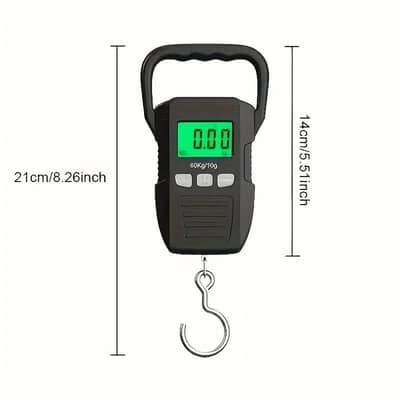 Portable Digital Hanging Scale Luggage Travel Household Use