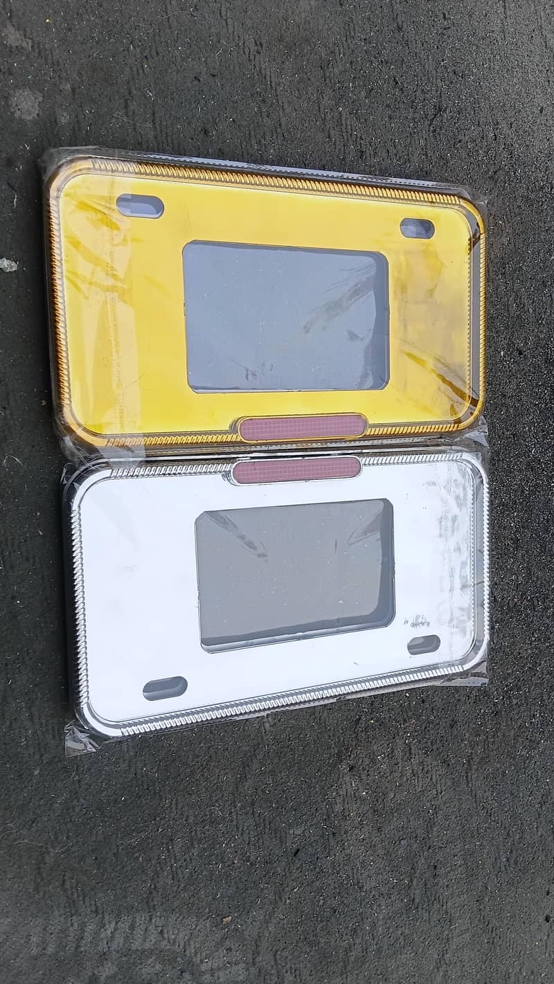 Number plate frames 3