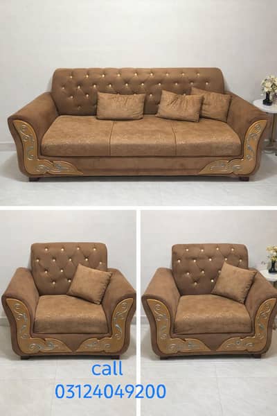 sofa set 3  1 1 seater call 03124049200