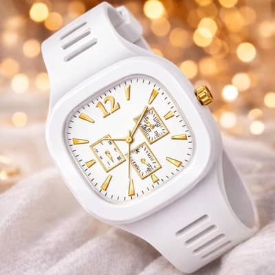 Stylish White Wrist Watch – Only PKR 950