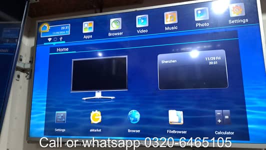 43 inch smart android led tv with wifi