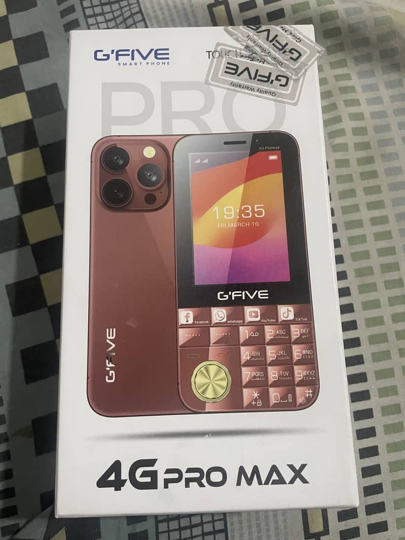 G’five 4g pro max 4