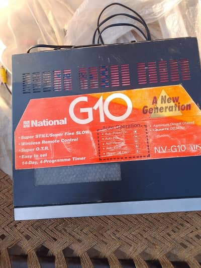 national VCR good condition for sale 03296428873wahtsap