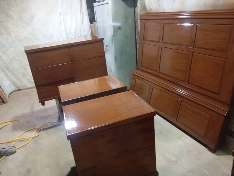 Double Bed with Dressing set 2