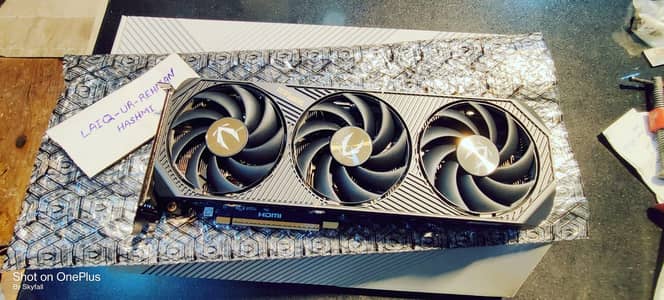 zotac rtx 5070ti brand new 1 month used