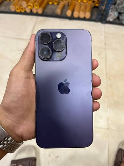 Iphone 14 pro max Non Pta deep purple condition 10/9 like Brand new