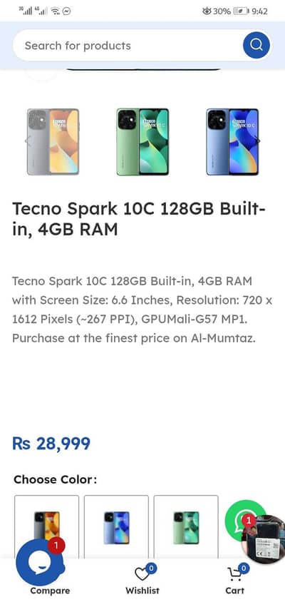 tecno spark 10c 4+4. . . 128gb
