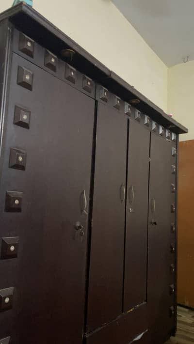 Wood materials dark brown color