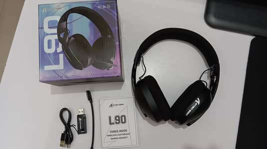 ATTACK SHARK L90 Foldable RGB Ultra-Light Tri-Mode Gaming Headset