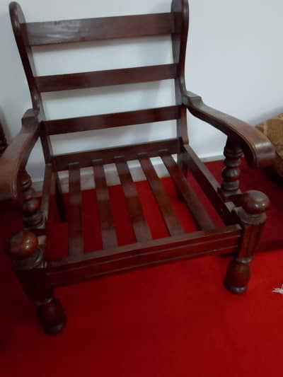 wooden 5 seater sofa set