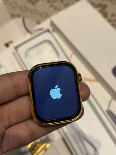 Apple logo Series 10 Amoled smartwatches