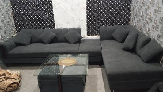 sofa set L shape 2 month use  urgent sale  03410117301