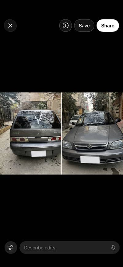 Cultus 2014 model punjab Registered