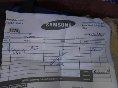 Samsung A07 4 64 for sale 25/01/2026 ko buy kai hai