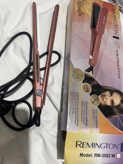 Remington hair straightener brand new
